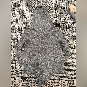 super soft basic crop hooded shirt light weight